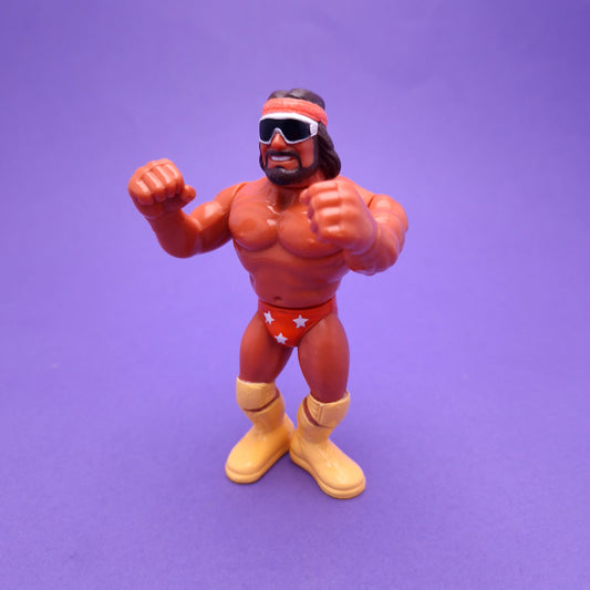 WWF HASBRO ☆ MACHO MAN Vintage Wrestling Figure ☆ Original 90s Series 1
