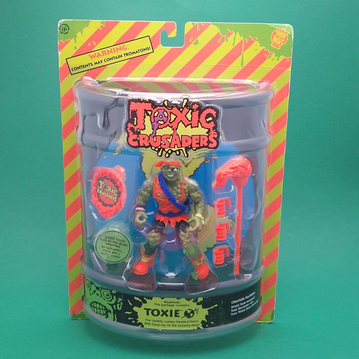 TOXIC CRUSDERS ☆ TOXIE Action Figure ☆ Avenger 5 inc Boxed Trick or Treat Studios 2024