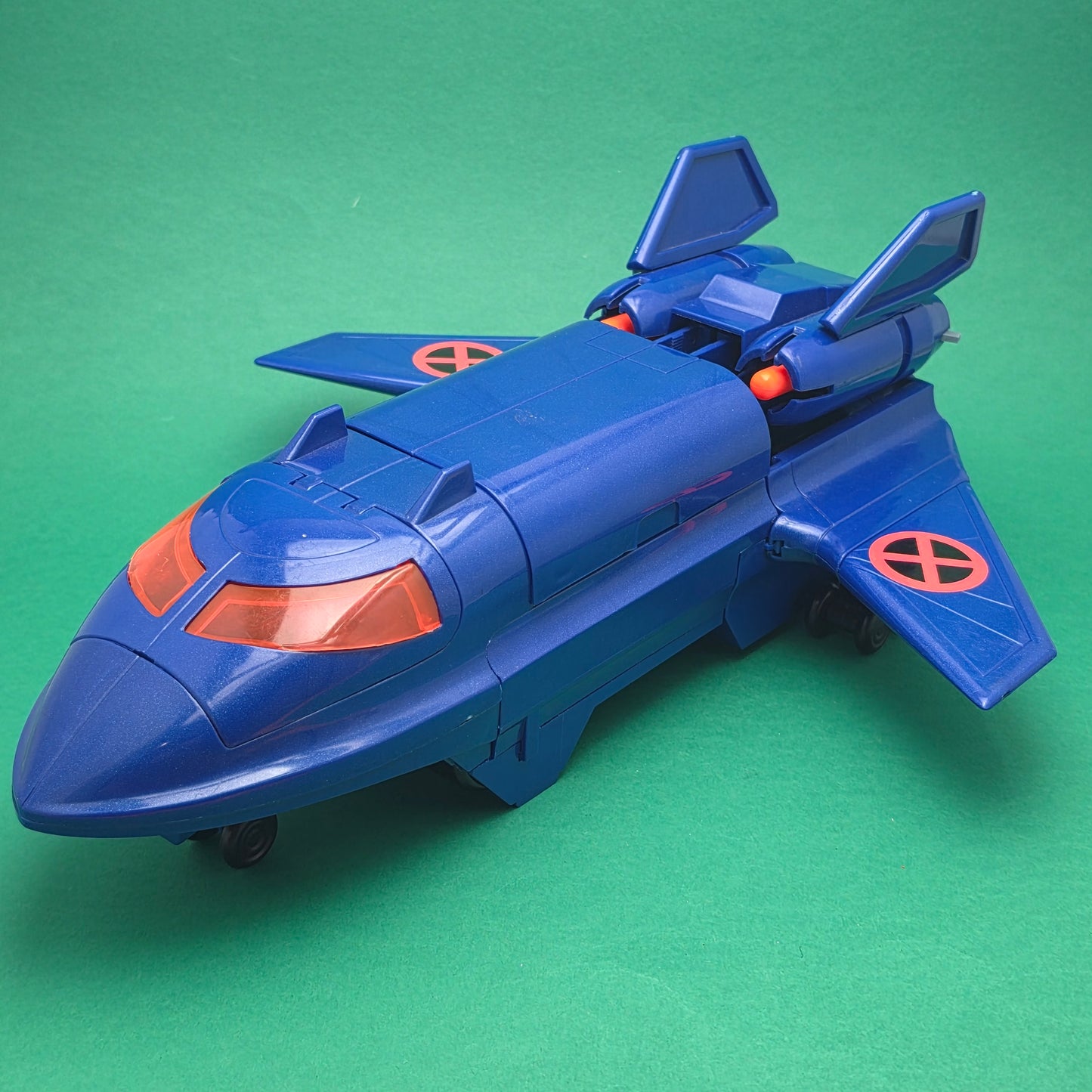 X-MEN ☆ BLACKBIRD JET & Wolverine Cyclops Sabertooth Figures ☆ Vintage 90s Toybiz