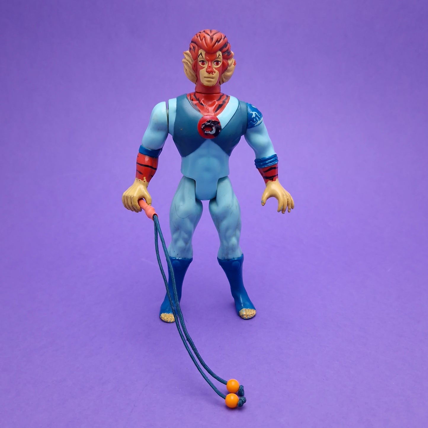 THUNDERCATS ☆ YOUNG TYGRA WILKIT Complete Action Figure & Older Tygra ☆ Vintage LJN Original 80s Loose