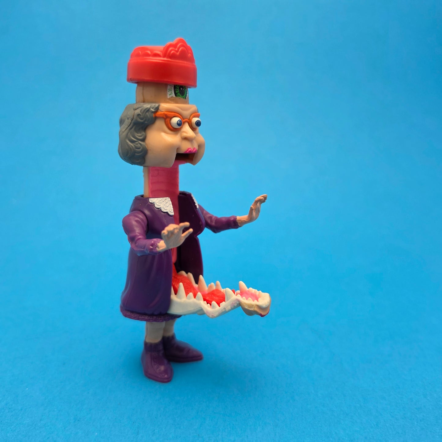 GHOSTBUSTER ☆ GROSS GRANNY HAUNTED HUMAN Vintage Figure ☆ Loose 80s Kenner Original