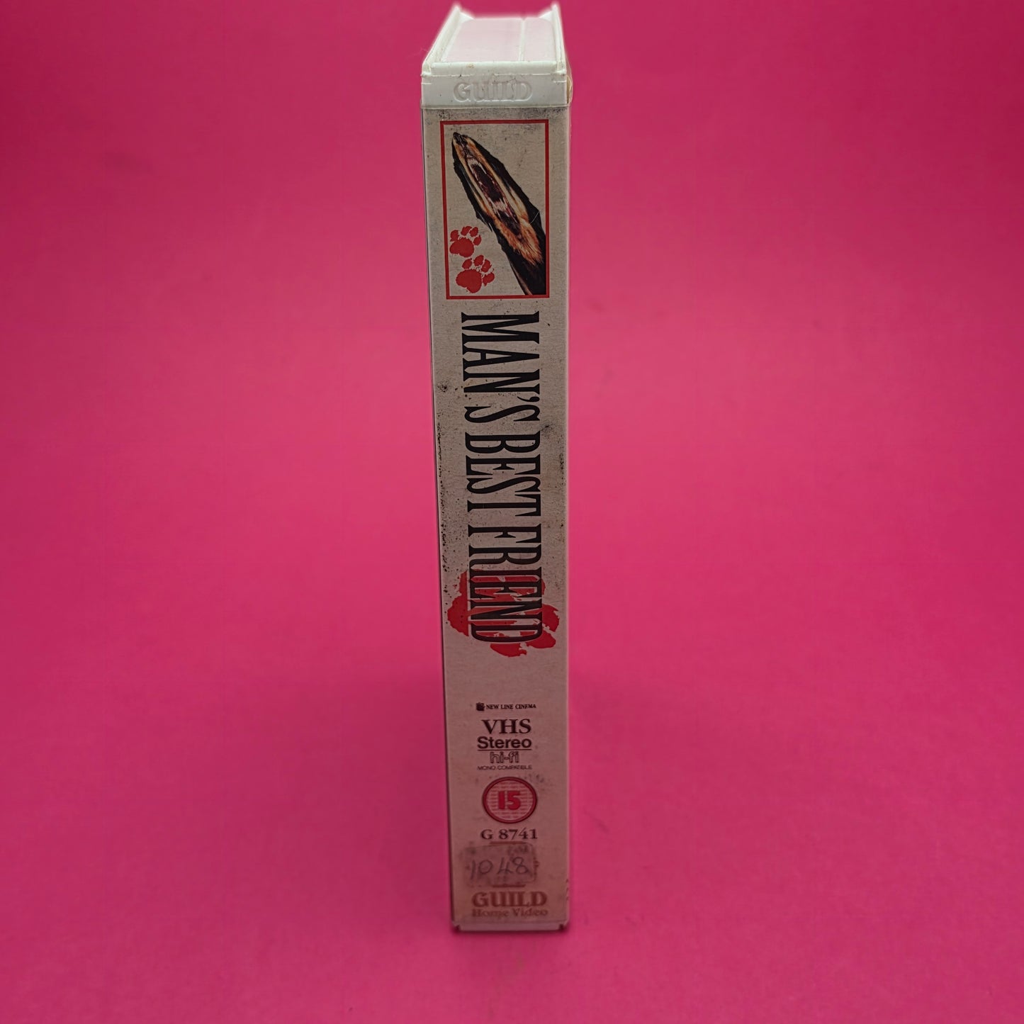 VHS Video ☆ MANS BEST FRIEND 1994 ☆ 15 Cert Big Box Ex Rental Vintage GUILD