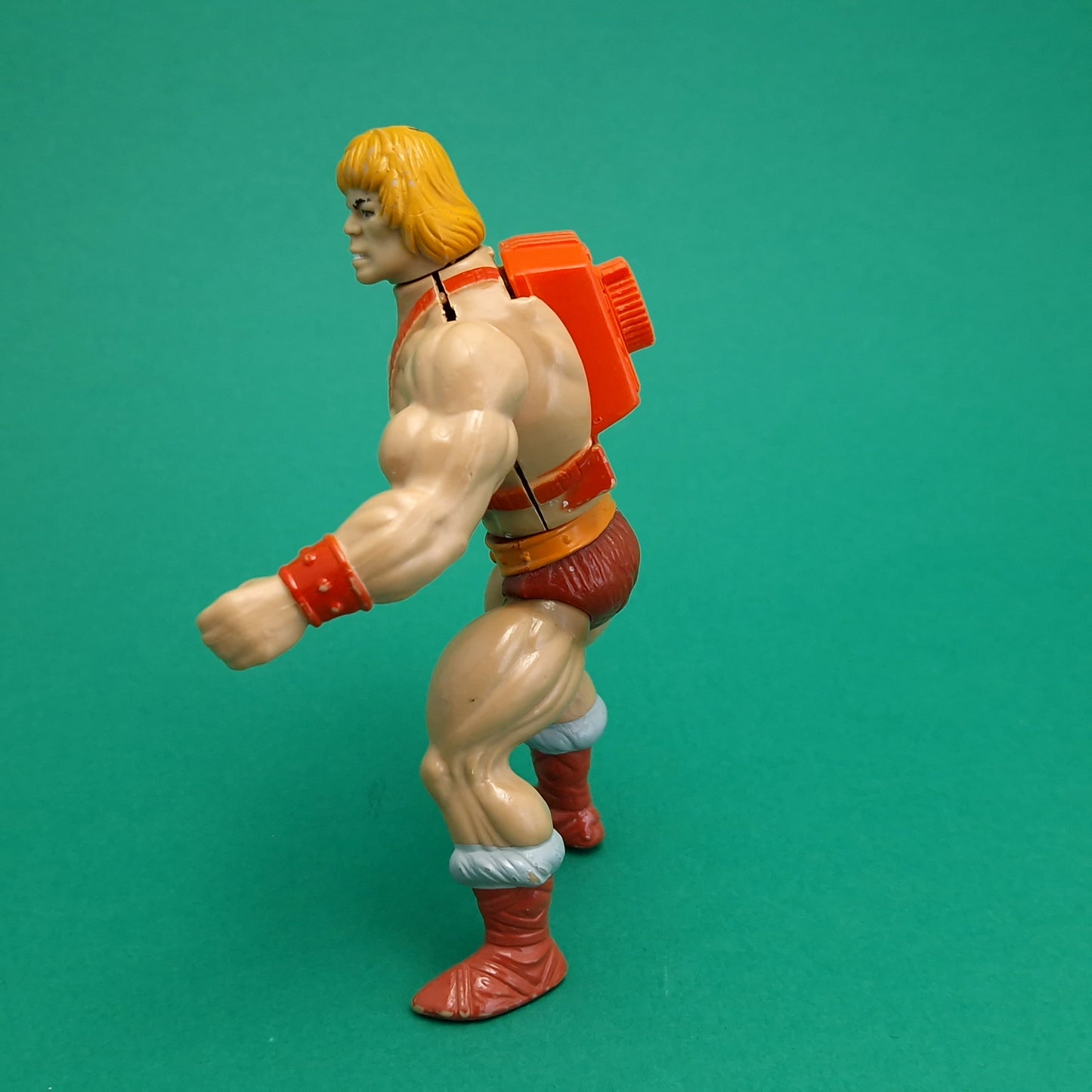 MASTERS OF THE UNIVERSE ☆ THUNDER PUNCH HE-MAN Vintage Figure ☆ MOTU Loose 80s Mattel