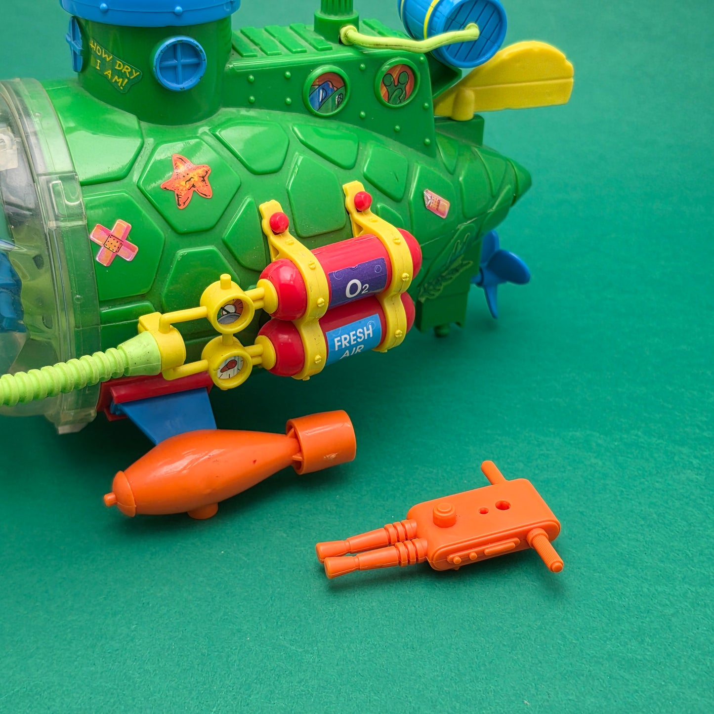 TEENAGE MUTANT NINJA TURTLES ☆ Sewer Sub Vintage Action Figure ☆ 1991 Loose