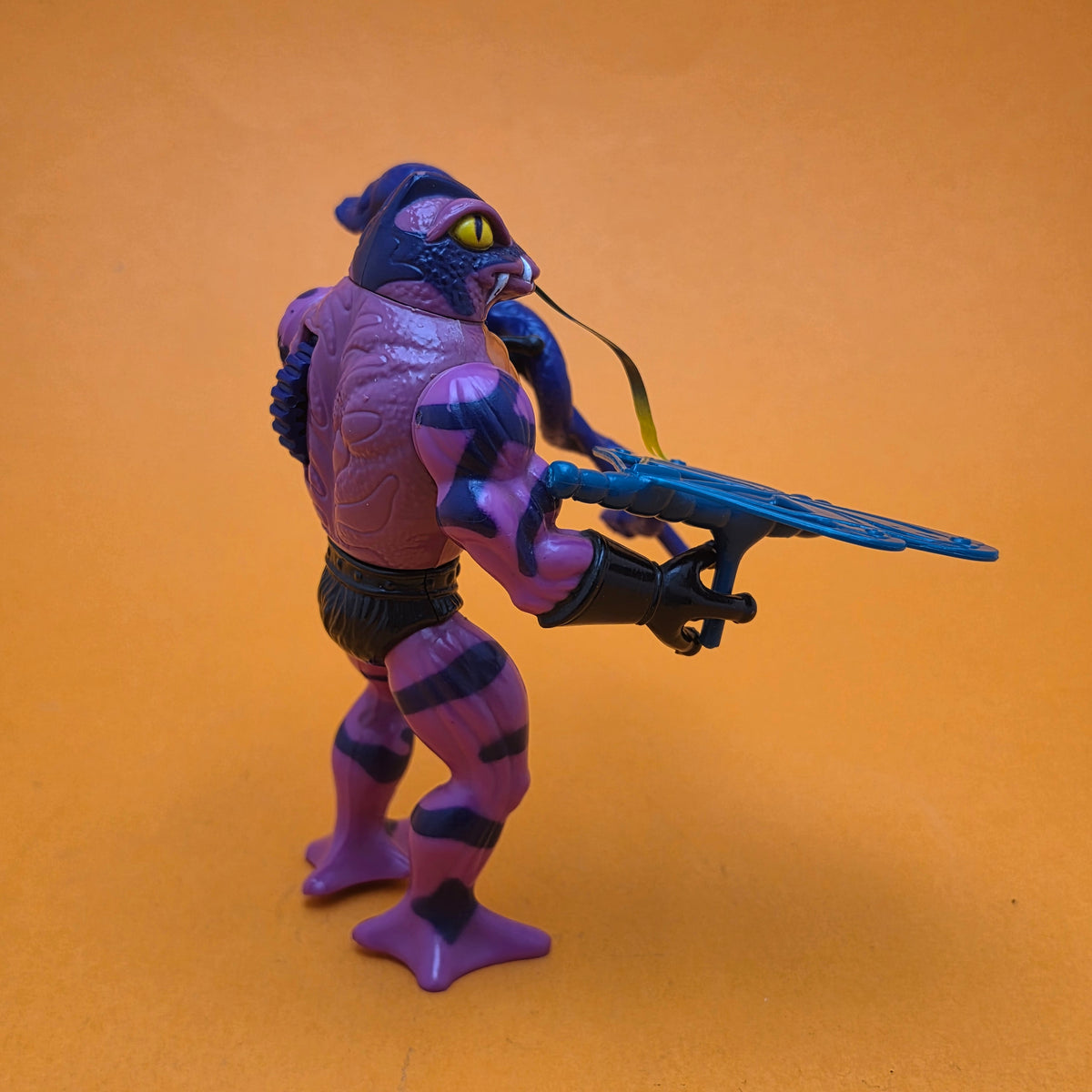 MASTERS OF THE UNIVERSE ☆ TUNG LASHOR Vintage Figure ☆ MOTU Loose 80s Mattel