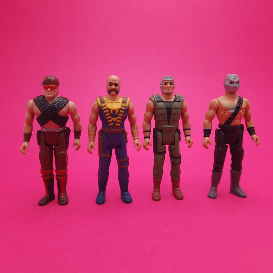 STEEL MONSTERS ☆ HALF TRAK METAL FACE RETREAD WHEEL BOSS Vintage Action Figure ☆ Tonka Loose 80s