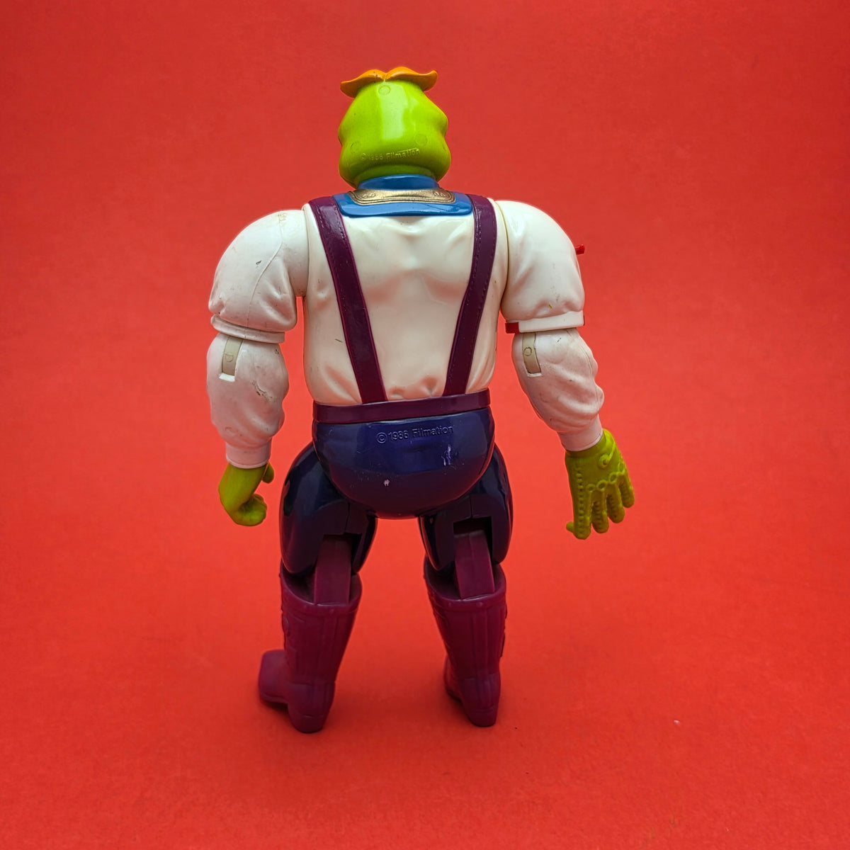 BRAVESTARR ☆ HANDLE BAR Plates Figure ☆ Vintage Mattel Original 80s Loose