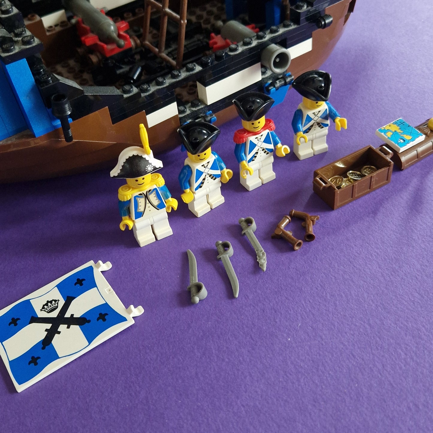 LEGO ☆ 6274 CARRIBBEAN CLIPPER Pirate Ship Mini Figure ☆ Vintage 80s Boxed