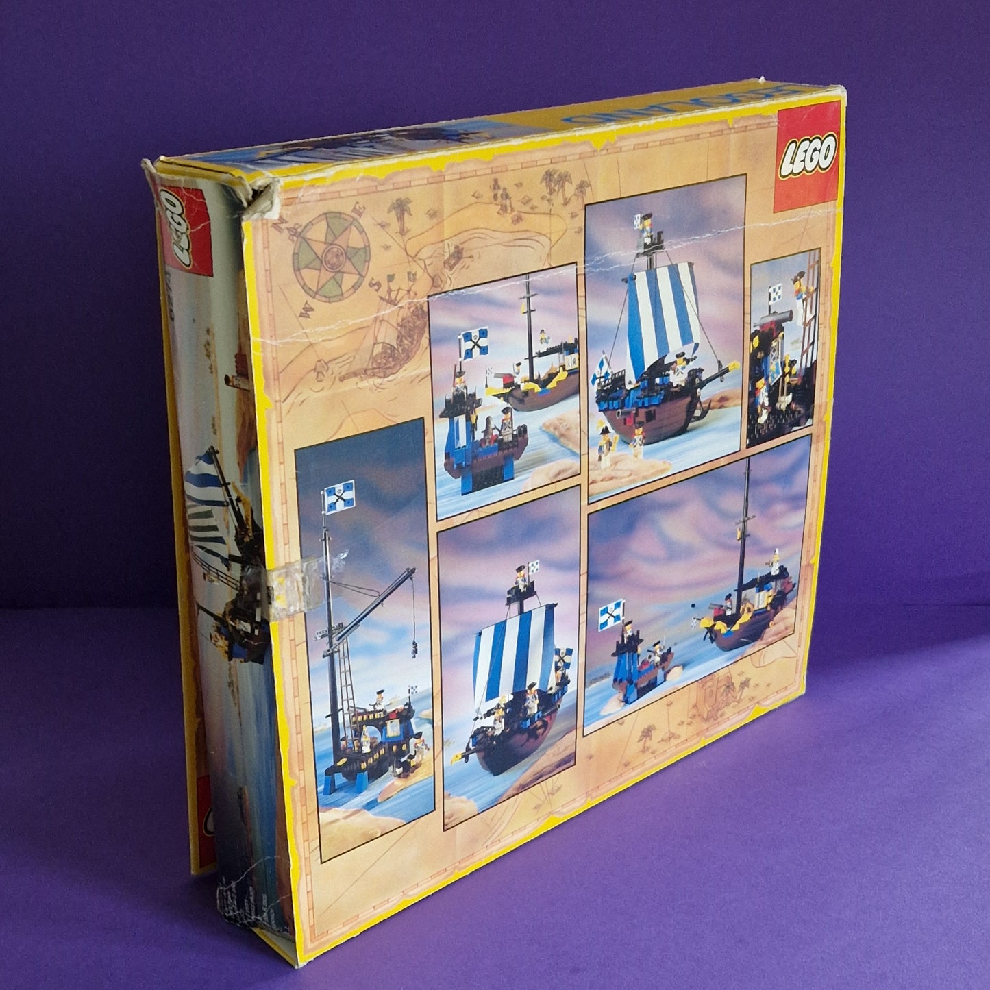 LEGO ☆ 6274 CARRIBBEAN CLIPPER Pirate Ship Mini Figure ☆ Vintage 80s Boxed