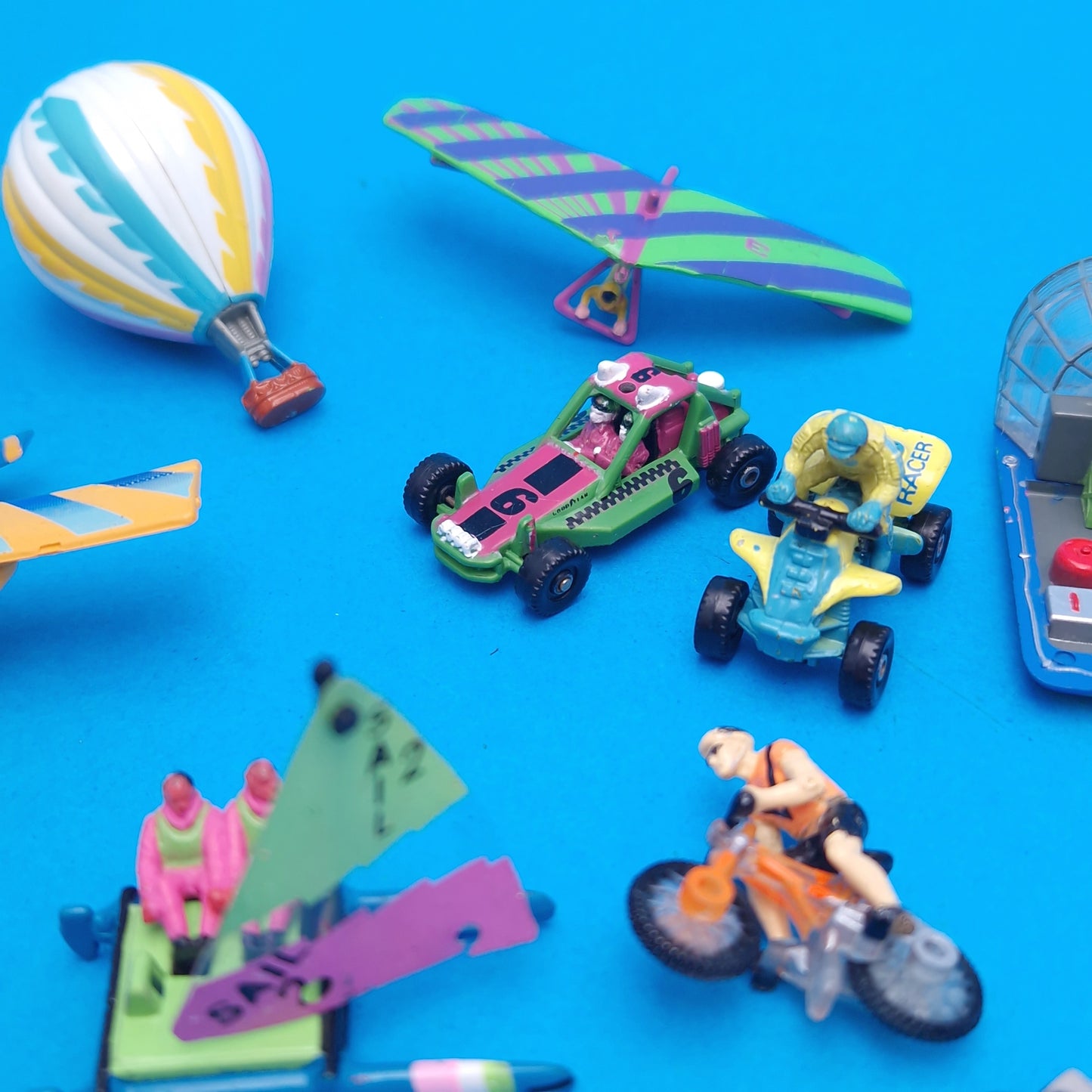 MICRO MACHINES ☆ WET N WIND RIDERS & SPARES BUNDLE Vintage ☆ 90s Original Galoob