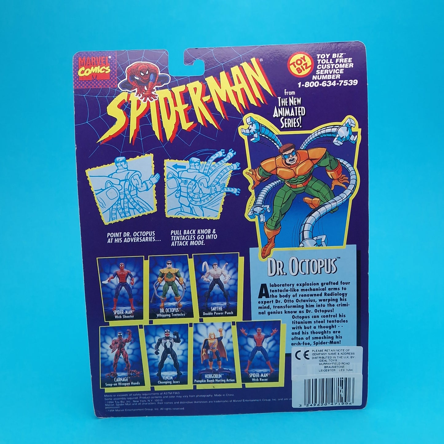 SPIDER-MAN ANIMATED SERIES ☆ DR. OCTOPUS Action Figure ☆ Marvel Loose Toybiz 90s