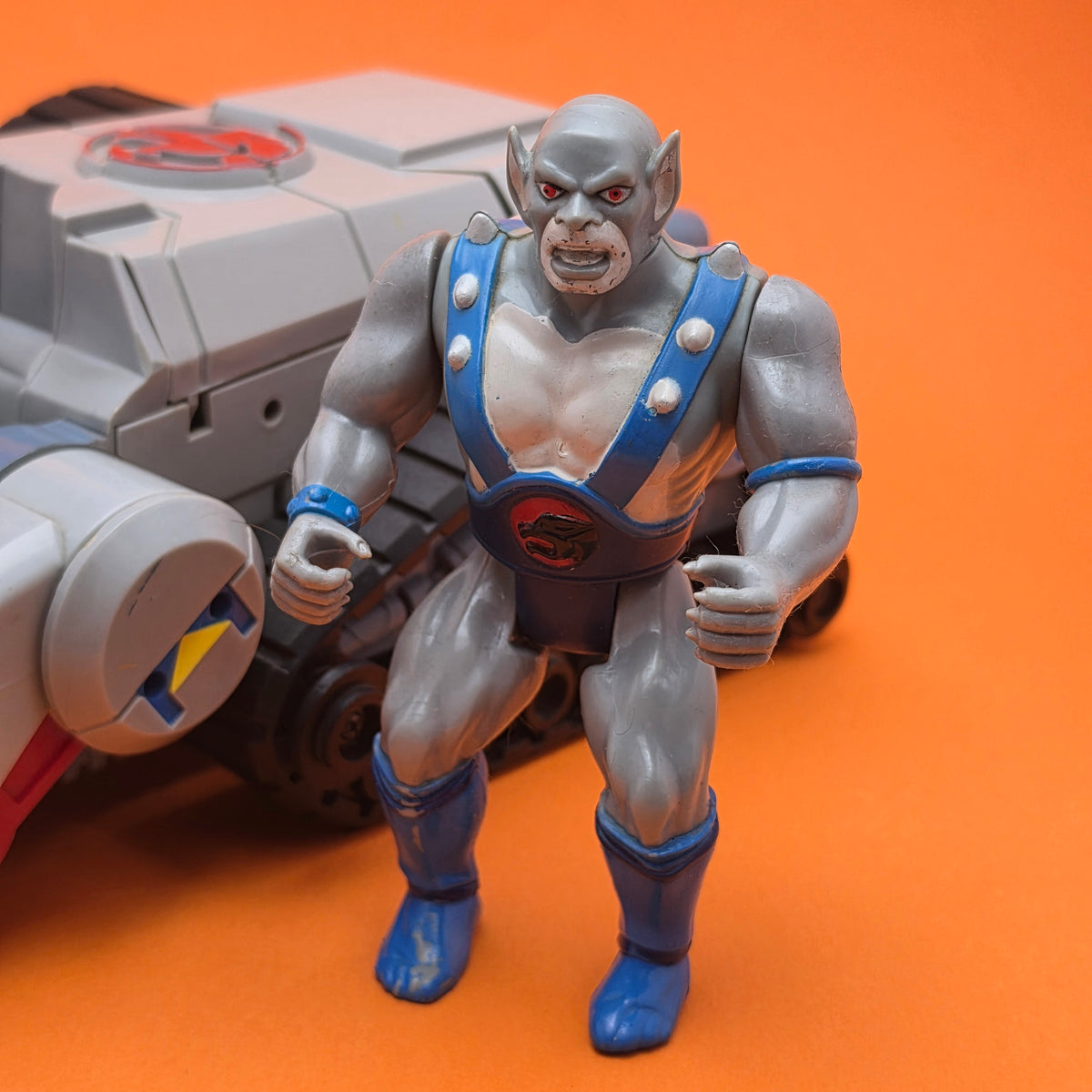 THUNDERCATS ☆ THUNDERTANK PANTHRO Action Figure ☆ Vintage LJN Original 80s