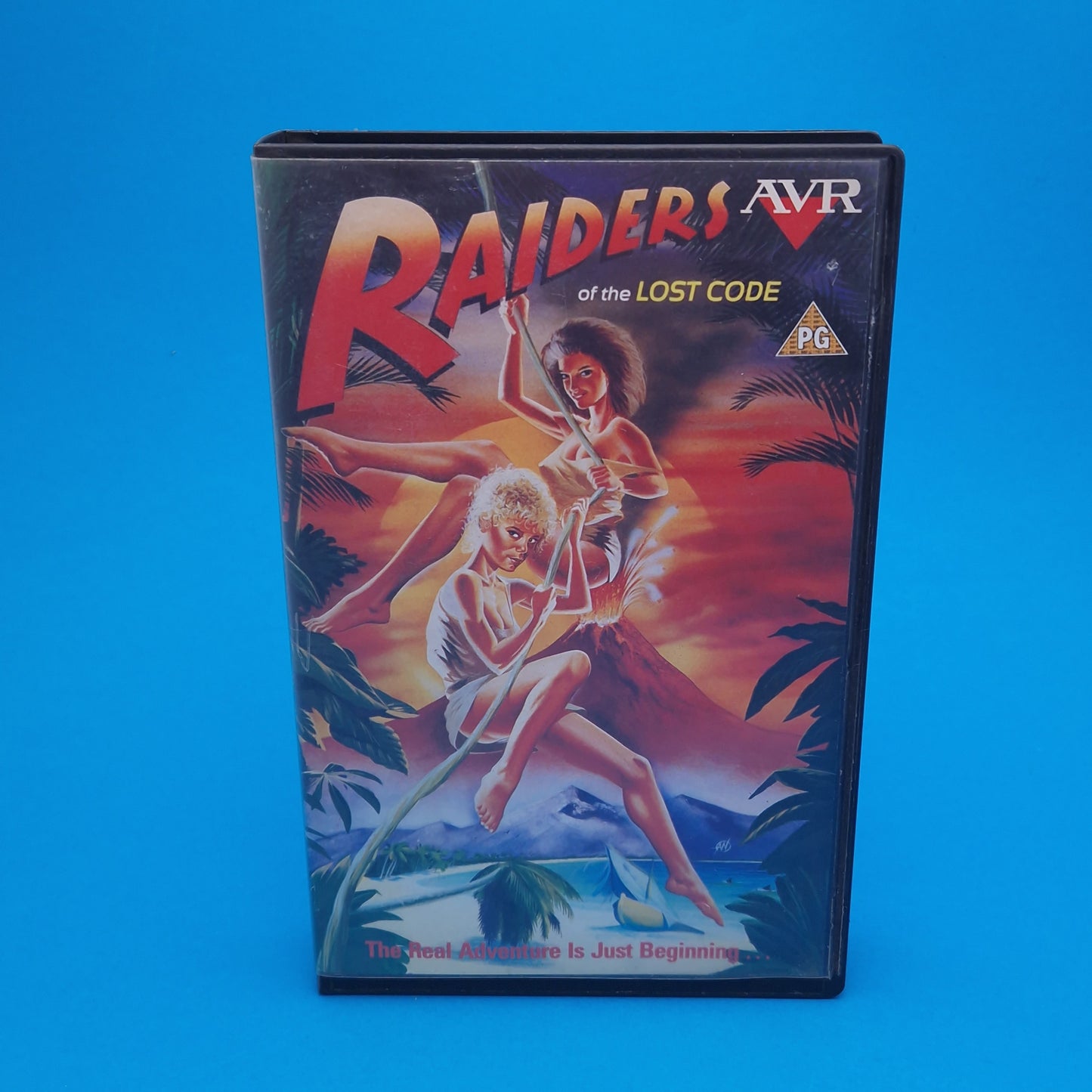 VHS Video ☆ RAIDERS OF THE LOST CODE ☆ 80s Big Box Ex Rental Vintage PG