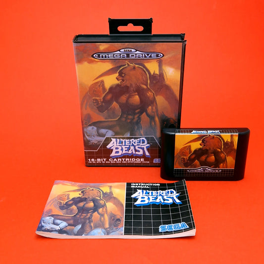 SEGA MEGA DRIVE ☆ ALTERED BEAST ☆ Vintage Retro Game CIB Manual Boxed