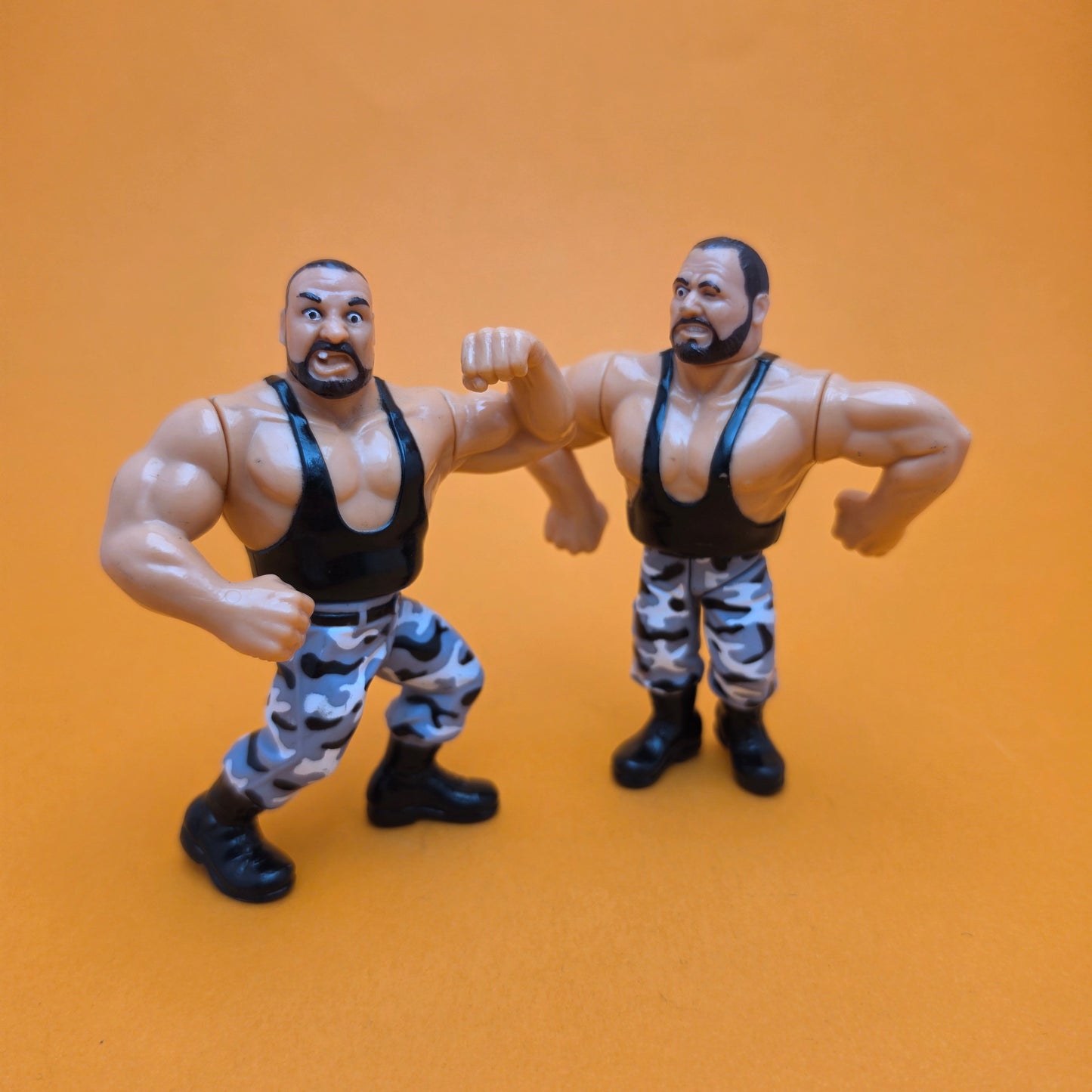 WWF HASBRO LUKE & BUTCH BUSHWACKERS Vintage Wrestling Figure ☆ Original 90s Series 2