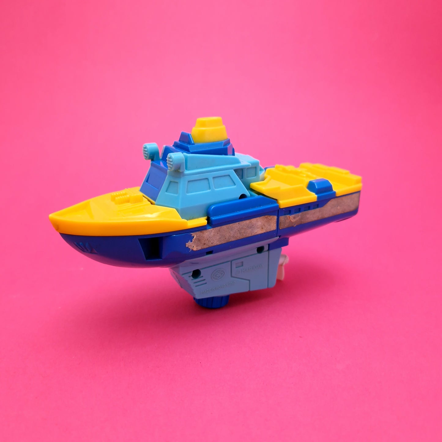 MASUDAYA ☆ TRANSFORMING MOTOR BOAT ROBOT Figure ☆ Sea Defenders 80's Robot Vintage HONG KONG