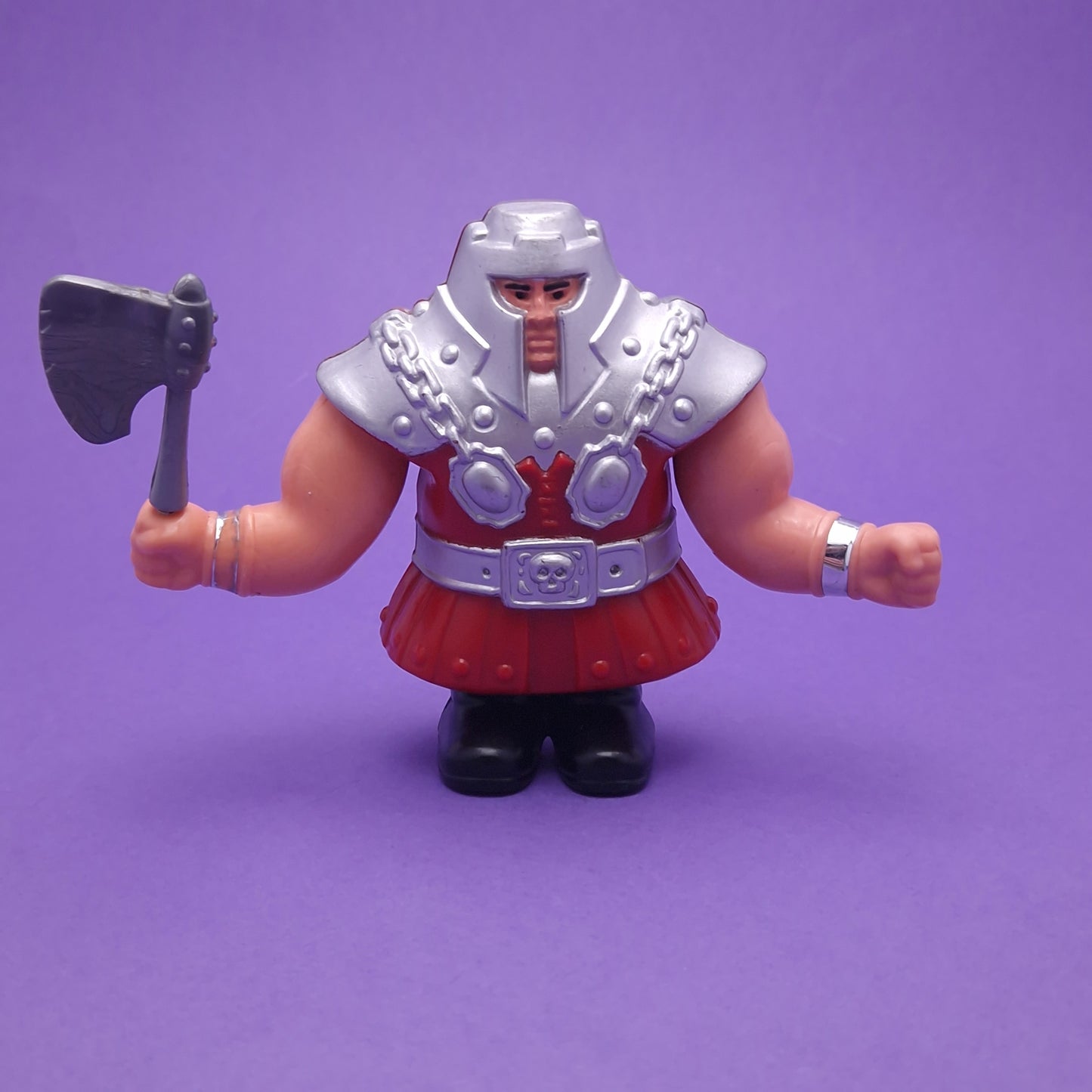 MASTERS OF THE UNIVERSE ☆ RAM MAN SY-CLONE MAN E FACES Vintage Figure ☆ MOTU Loose 80s Mattel Original