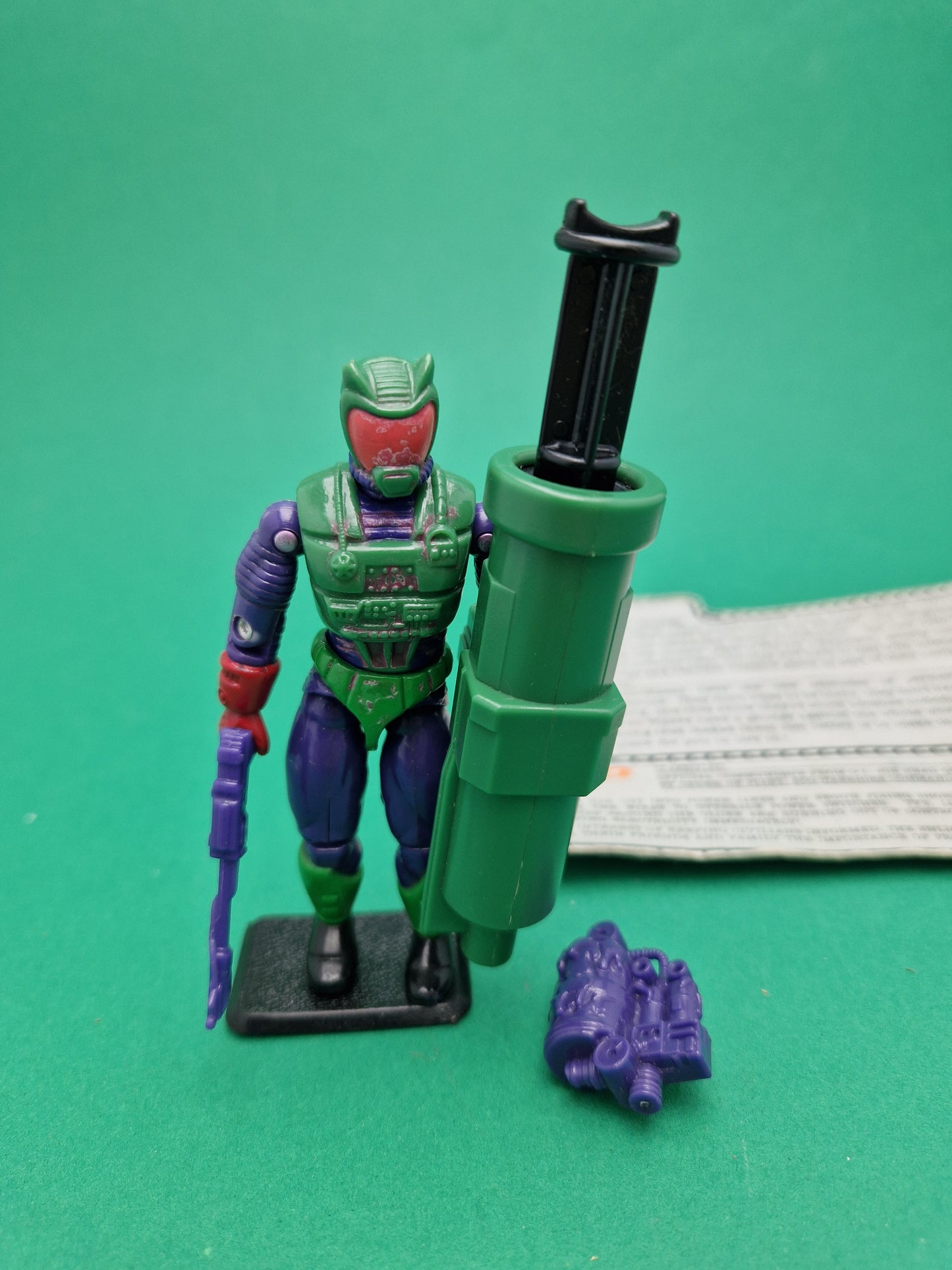 GI JOE ☆ TOXO-VIPER Echo Warrior Action Figure ☆ Vintage Action Force Hasbro 1991