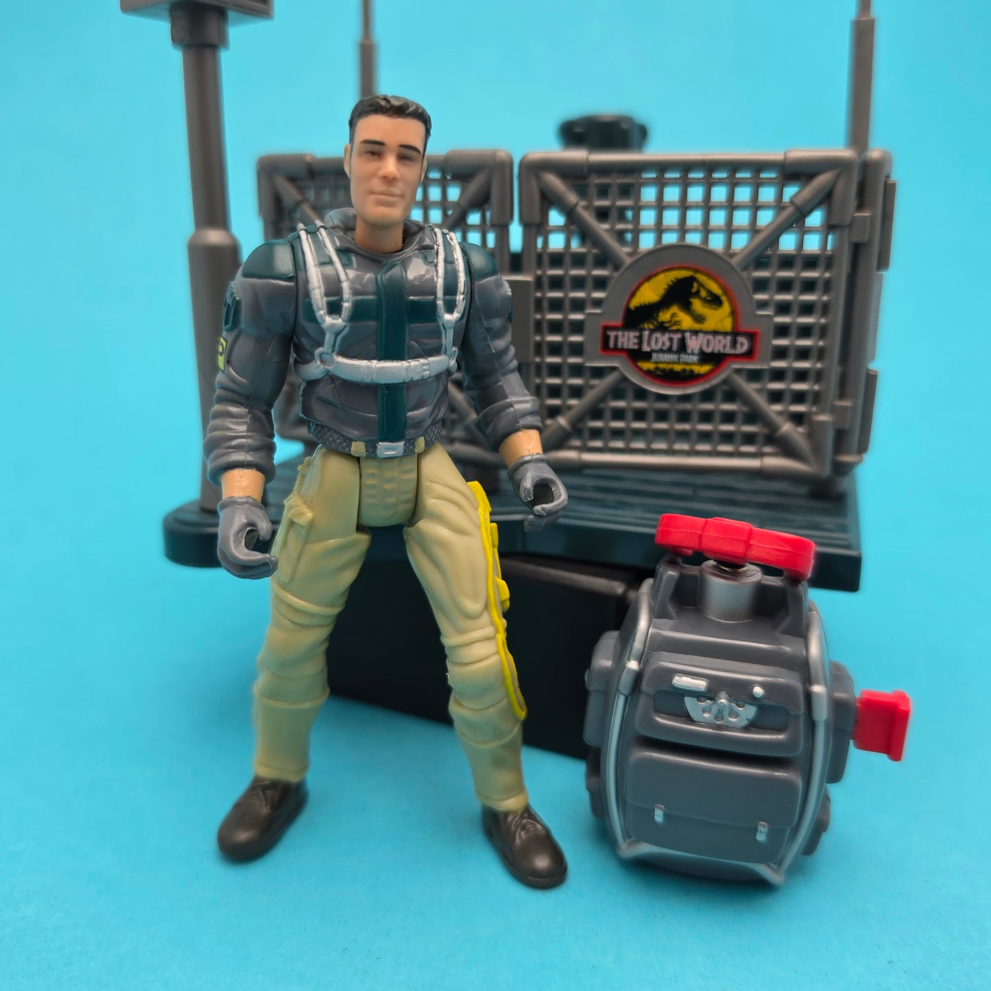 JURASSIC PARK THE LOST WORLD ☆ HIGH HIDE NICK VAN OWEN Vintage Figure ☆ Loose Kenner