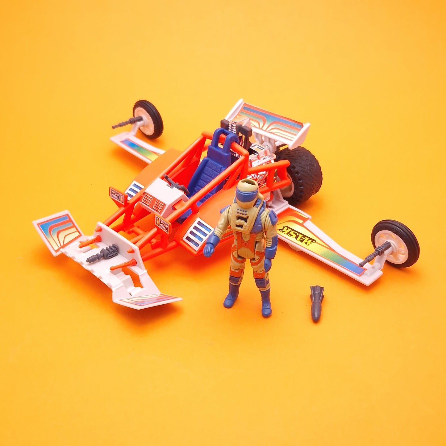 M.A.S.K ☆ FIREFLY JULIO LOPEZ Vintage Figure ☆ Boxed MASK Kenner 80s Vehicle