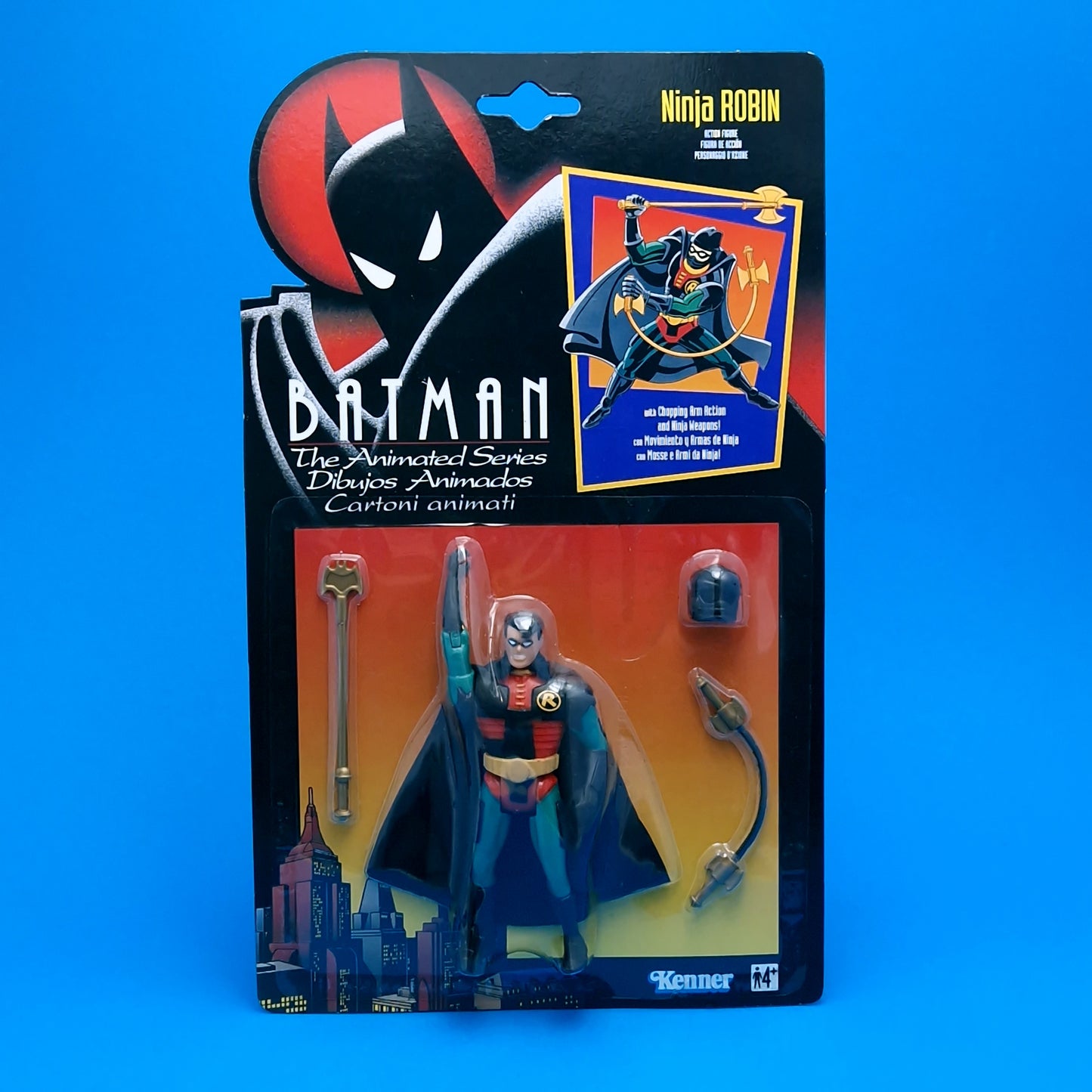 BATMAN THE ANIMATED SERIES ☆ NINJA ROBIN Figure ☆ Sealed MOC Carded Kenner