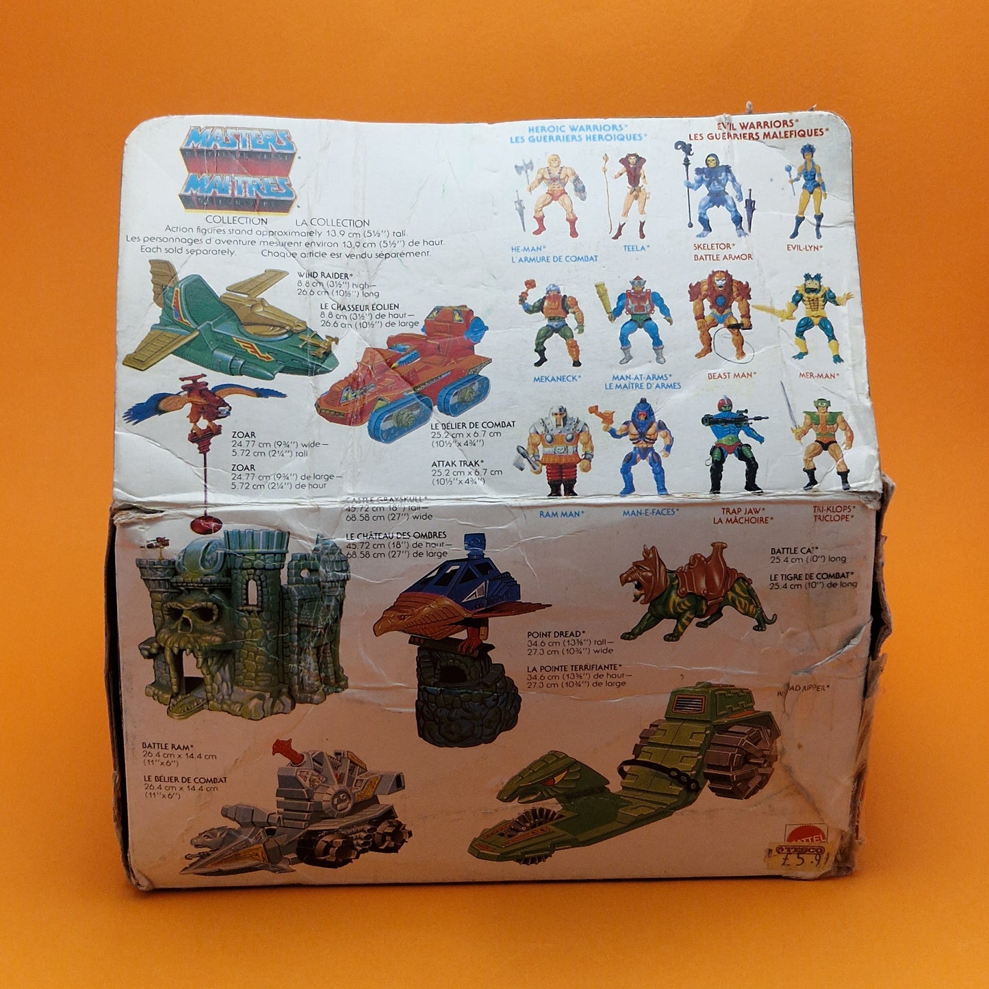MASTERS OF THE UNIVERSE ☆ ROTON Complete Vintage Figure Vehicle ☆ MOTU 80s Mattel Boxed
