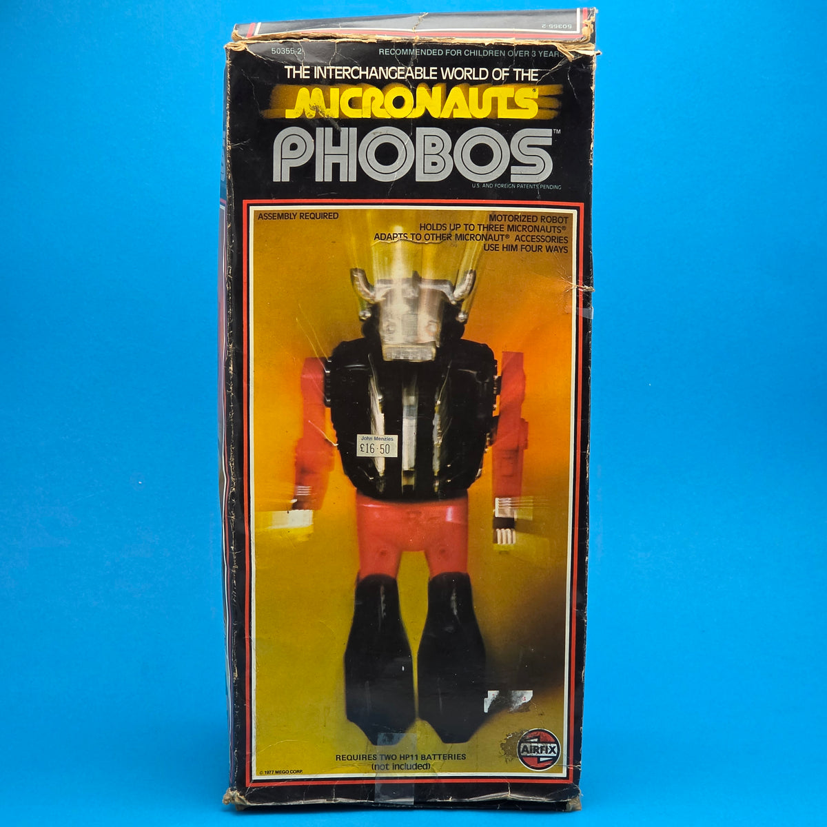 MICRONAUTS ☆ Trons PHOBOS Vintage Figure ☆ Boxed 1978 Mego Airfix Complete