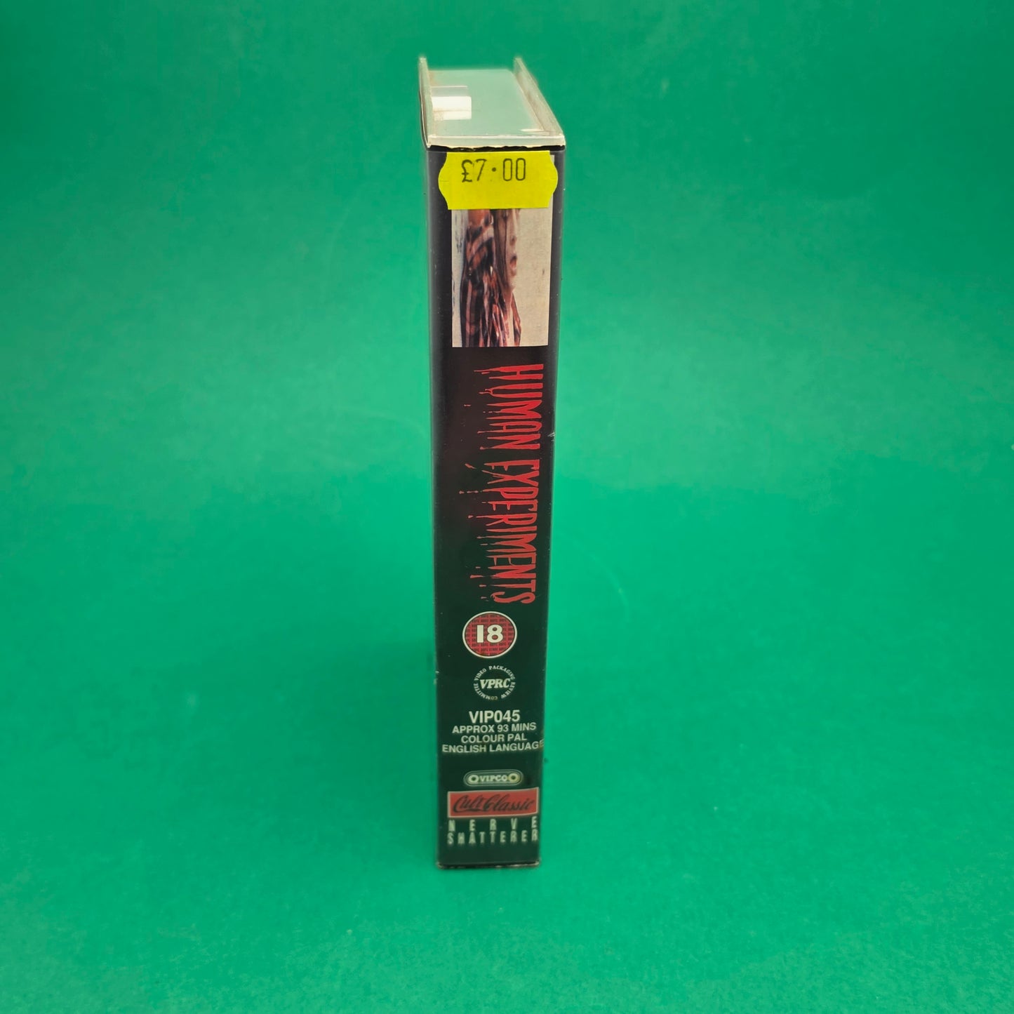 VHS Video ☆ HUMAN EXPERIMENTS ☆ 18 Cert Vintage Tape VIPCO 1993
