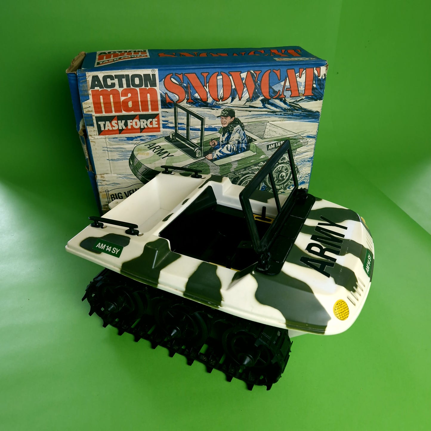 ACTION MAN ☆ Task Force SNOWCAT Vehicle BOXED 70's ☆ Vintage PALITOY