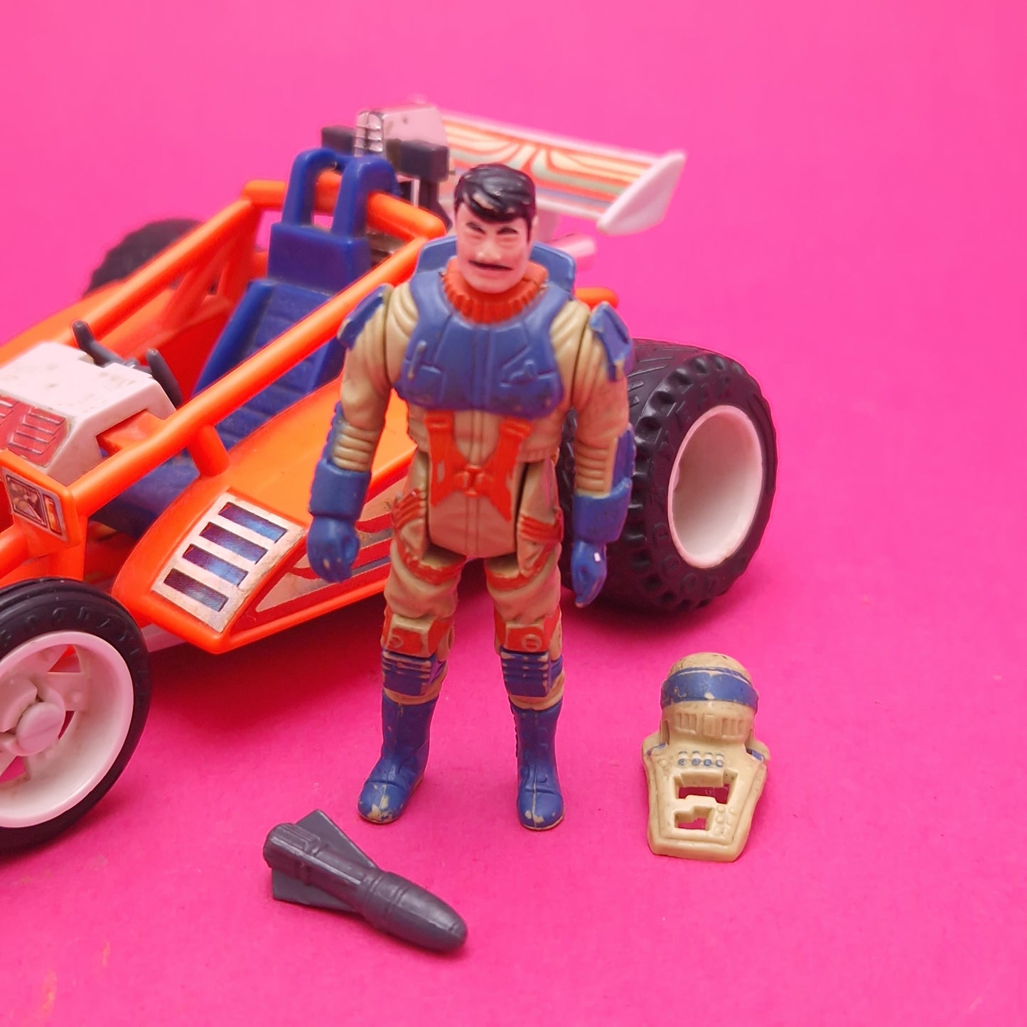 M.A.S.K ☆ FIREFLY JULIO LOPEZ Vintage Figure ☆ MASK Kenner 80s Vehicle