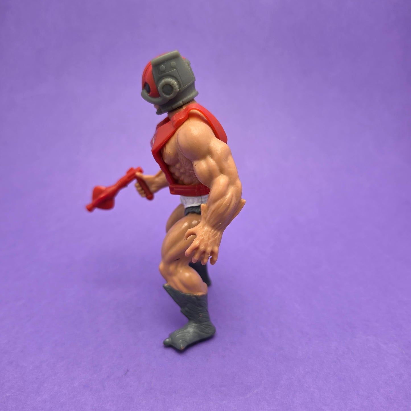 MASTERS OF THE UNIVERSE ☆ ZODIAC Red & Black Vintage Figure ☆ MOTU 80s Mattel