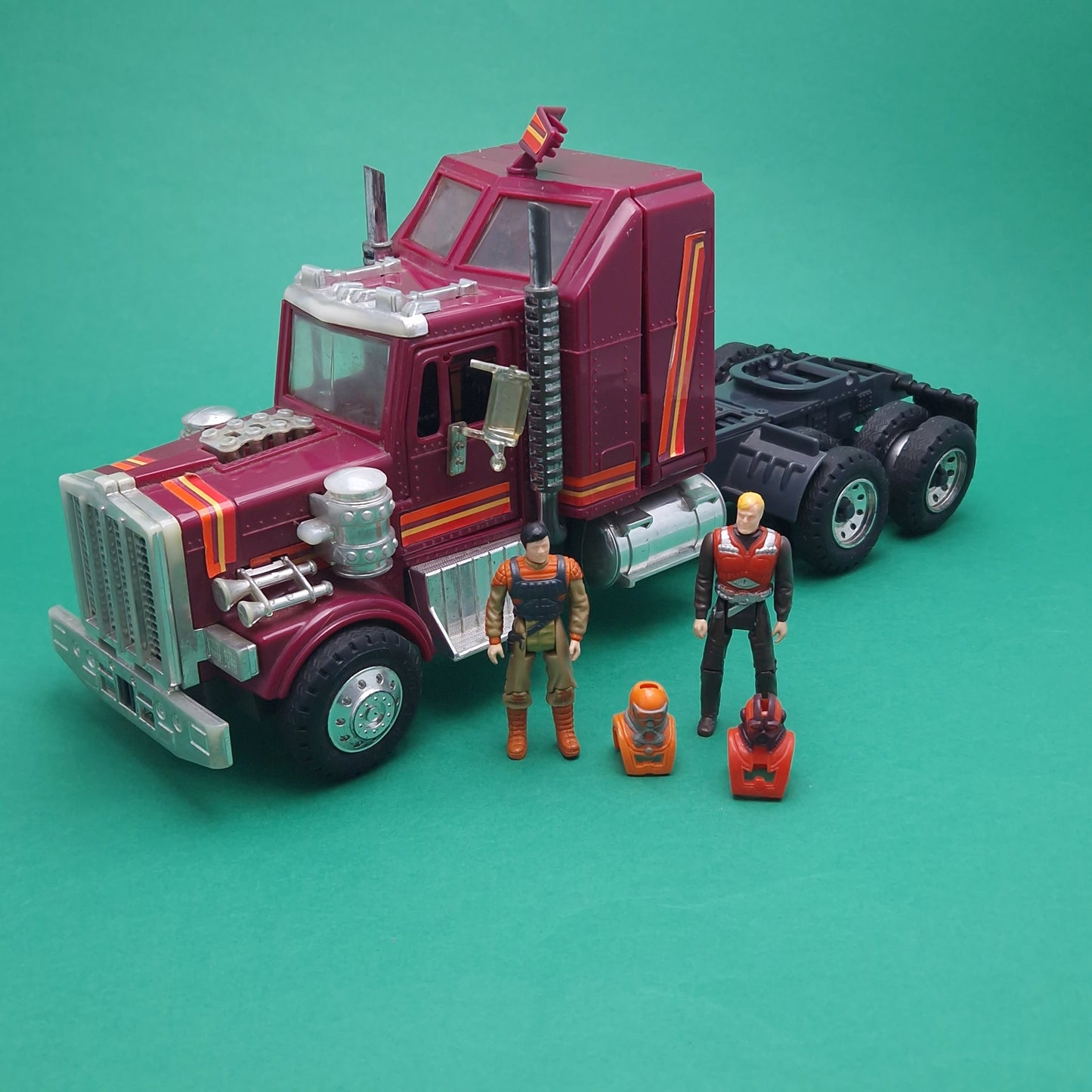 M.A.S.K ☆ RHINO Matt Trakker & Bruce Sato ☆ Loose Vintage MASK Kenner 80s