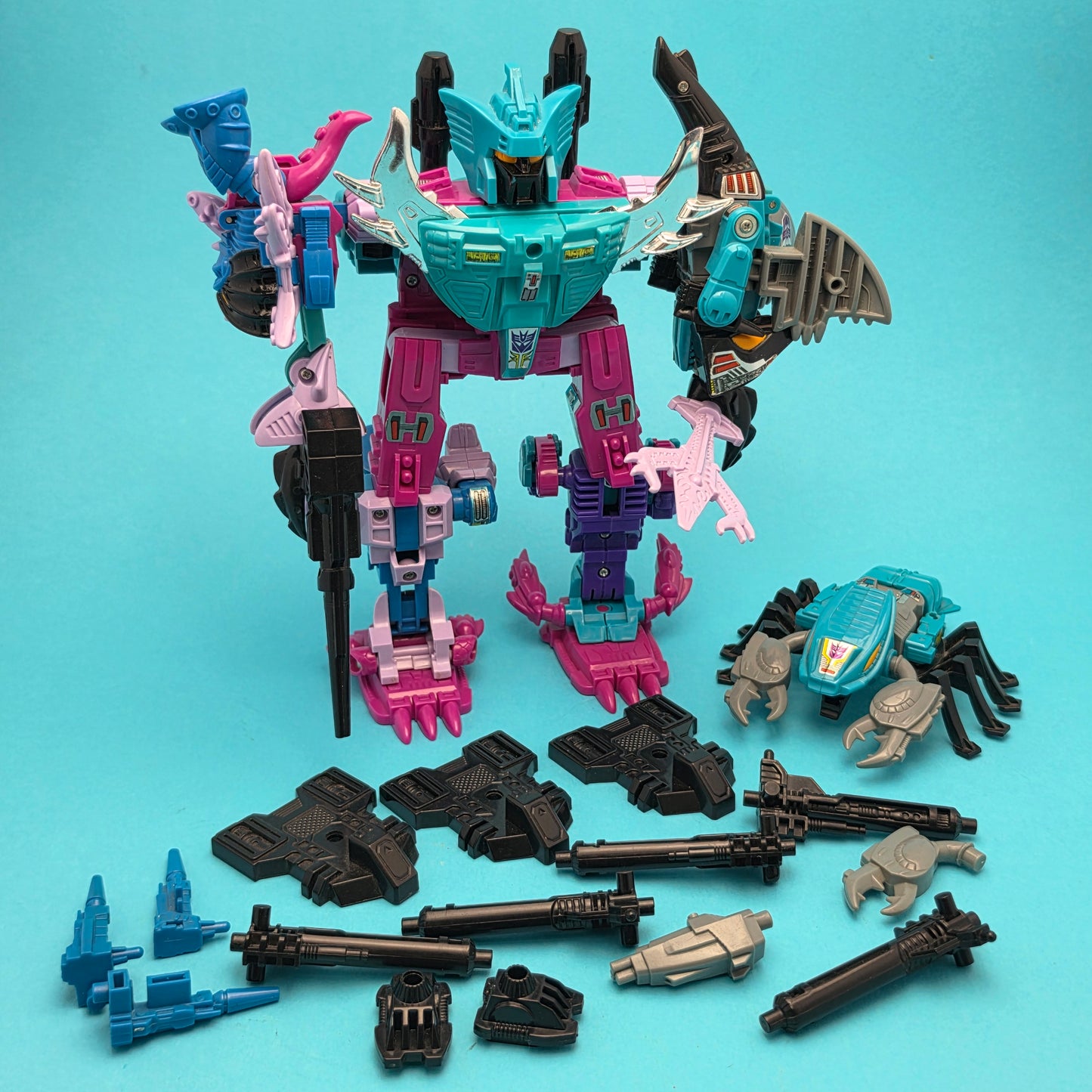 TRANSFORMERS G1 ☆ PIRANACON Seacons Figure ☆ 1988 Robot Vintage Hasbro