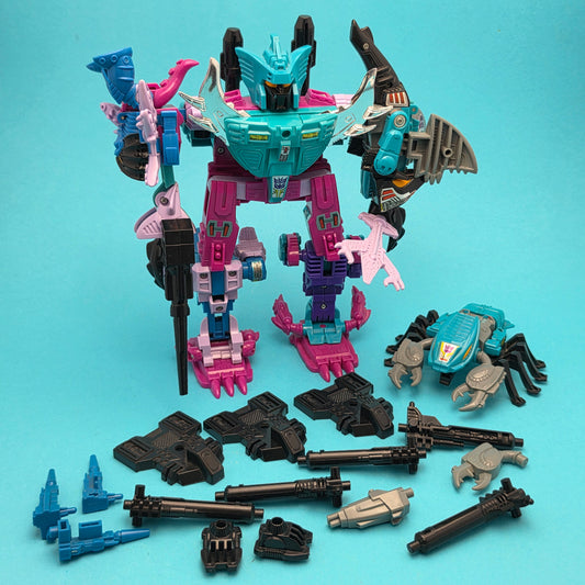 TRANSFORMERS G1 ☆ PIRANACON Seacons Figure ☆ 1988 Robot Vintage Hasbro