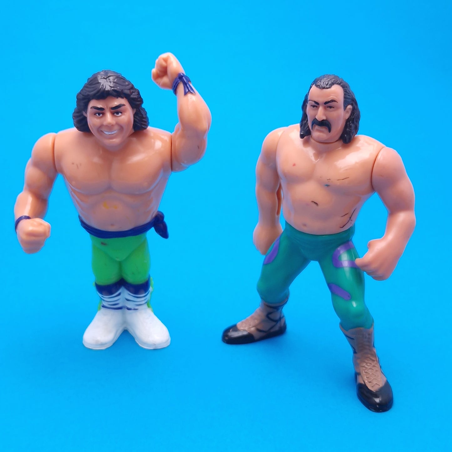 WWF HASBRO ☆ 7x Bundle JAKE DIBASE HULK HACKSAW Others Vintage Wrestling Figure ☆ Original 90s