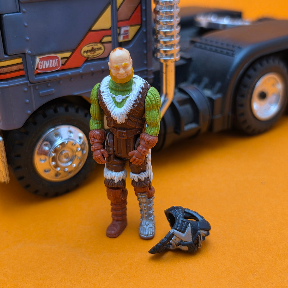 M.A.S.K ☆ BULLDOG / BULLDOZE Boris Buskin ☆ Loose Vintage MASK Kenner 80s