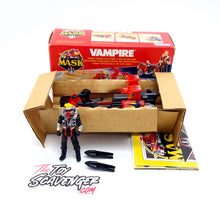 Load image into Gallery viewer, M.A.S.K ☆ VAMPIRE FLOYD MALLOY Figure Vehicle ☆ EURO Complete Boxed Inner 80s Kenner MASK Vintage
