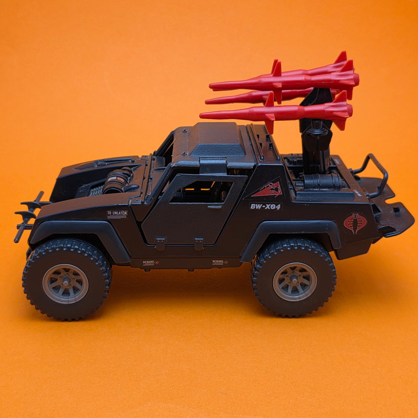 GI JOE ☆ STINGER NIGHT ATTACK 4-WD with x2 Stinger Driver Figure ☆ Action Force Hasbro 1984