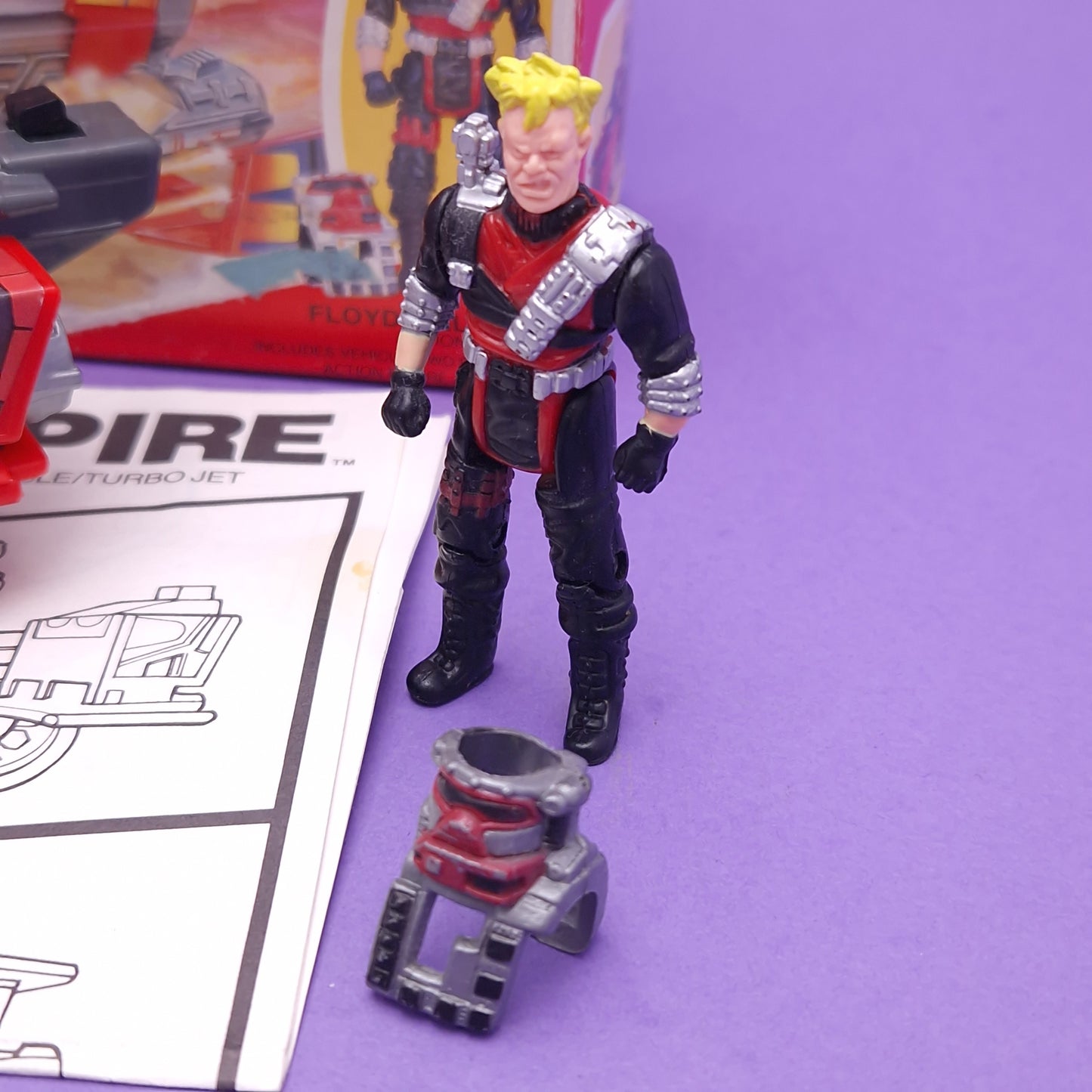 M.A.S.K ☆ VAMPIRE FLOYD MALLOY Figure Vehicle ☆ Complete Boxed 80s Kenner MASK Vintage