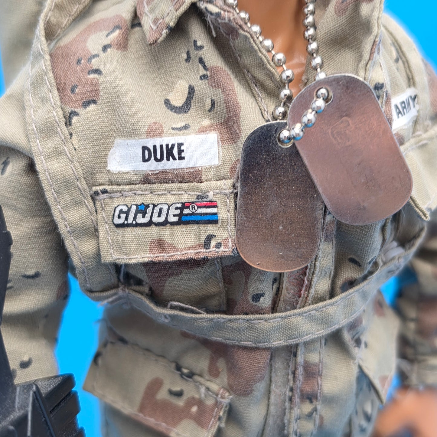 ACTION MAN ☆ G.I. JOE SNAKE EYES & DUKE Hall Of Fame Figure ☆ Vintage HASBRO 90's Loose