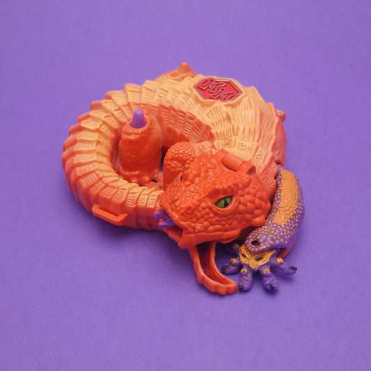 MIGHTY MAX ☆ LASHES LIZARD Doom Zones Max Vintage Figure Playset ☆ Loose