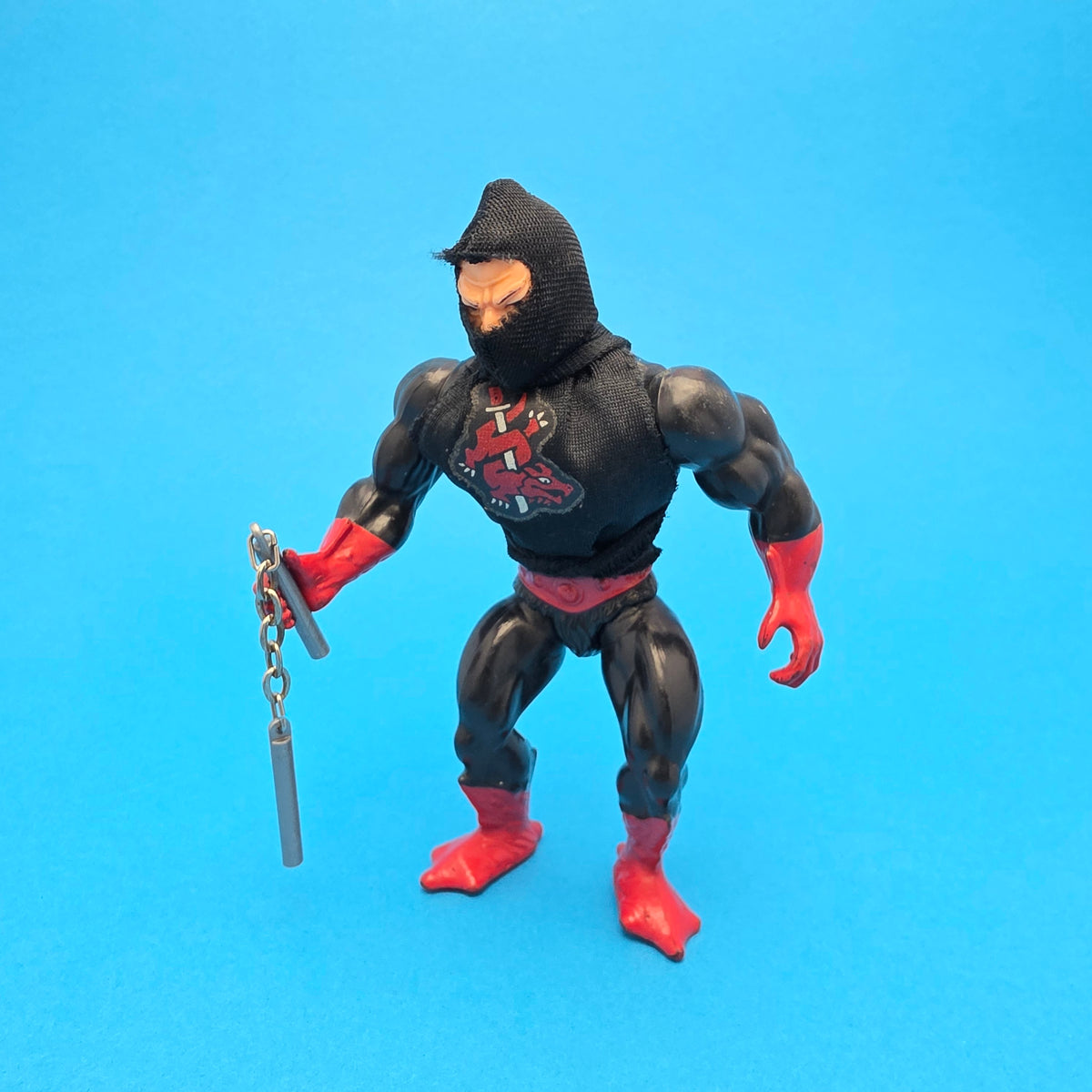 MASTERS OF THE UNIVERSE ☆ NINJOR Vintage Figure ☆ MOTU Loose 80s Mattel