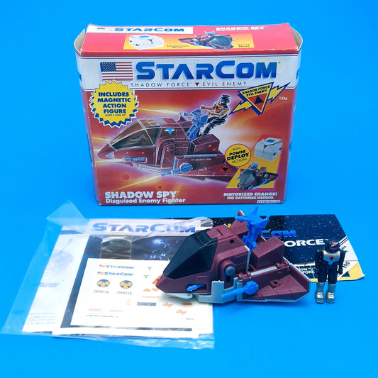 STARCOM ☆ SHADOW SPY Vehicle ☆ 80's BOXED Loose Vintage Coleco Mattel