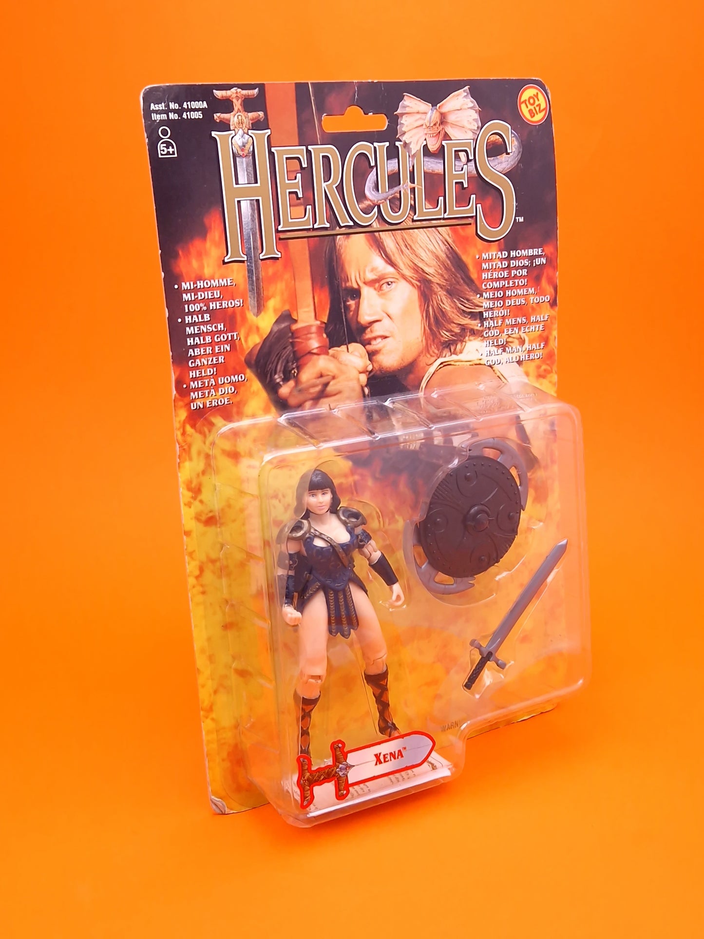 HERCULES ☆ XENA WARRIOR PRINCESS Vintage Action Figure ☆ Original Carded Toybiz 90s