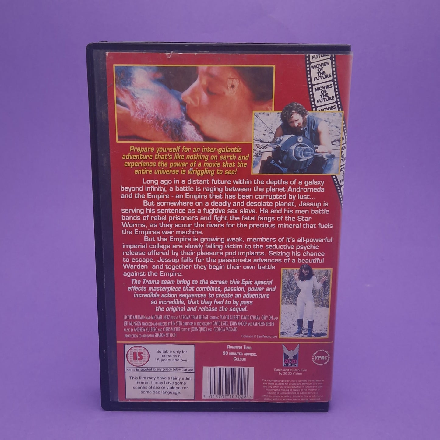 VHS Video ☆ STAR WORMS 2 ATTACK OF THE PLEASURE PODS ☆ 80s Big Box Ex Rental Vintage 15 Troma