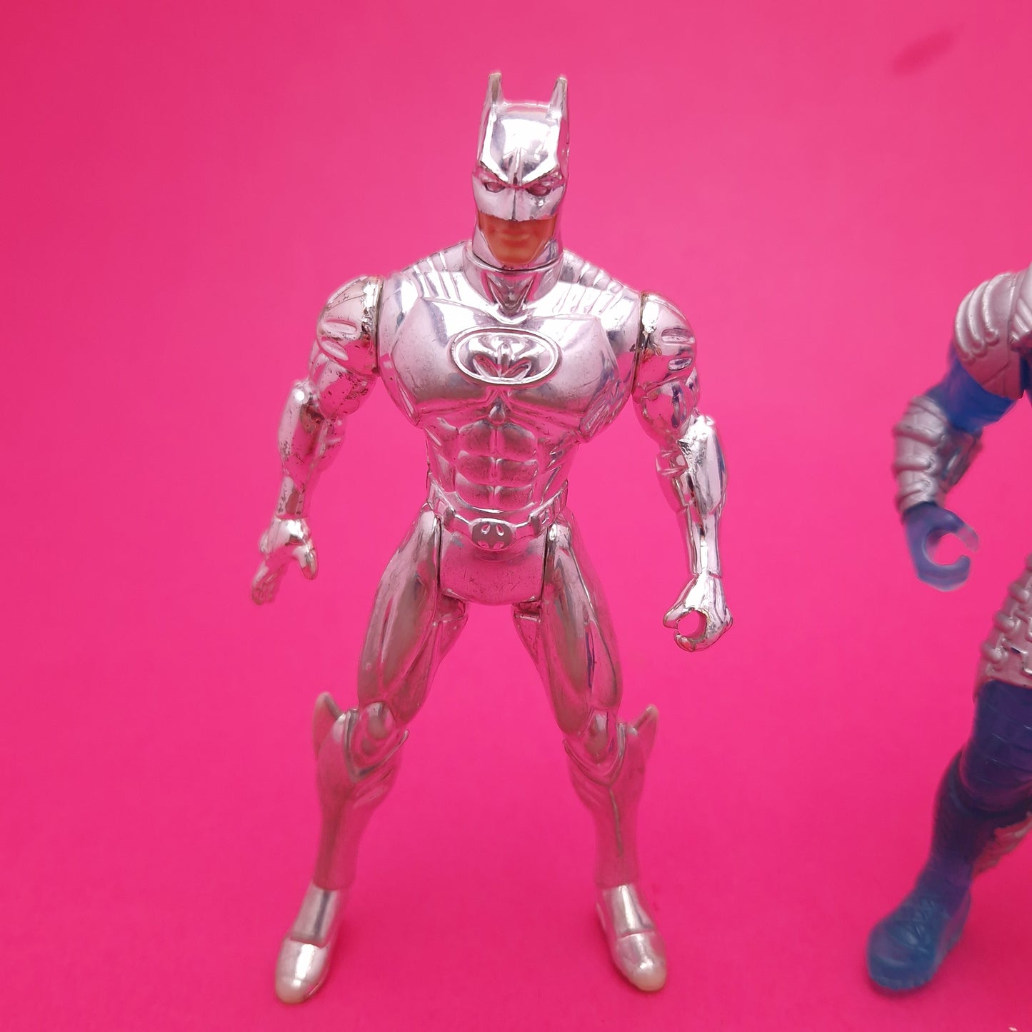 BATMAN & ROBIN ☆ Batman vs Bane Action Figures ☆ Vintage 90s Kenner Loose