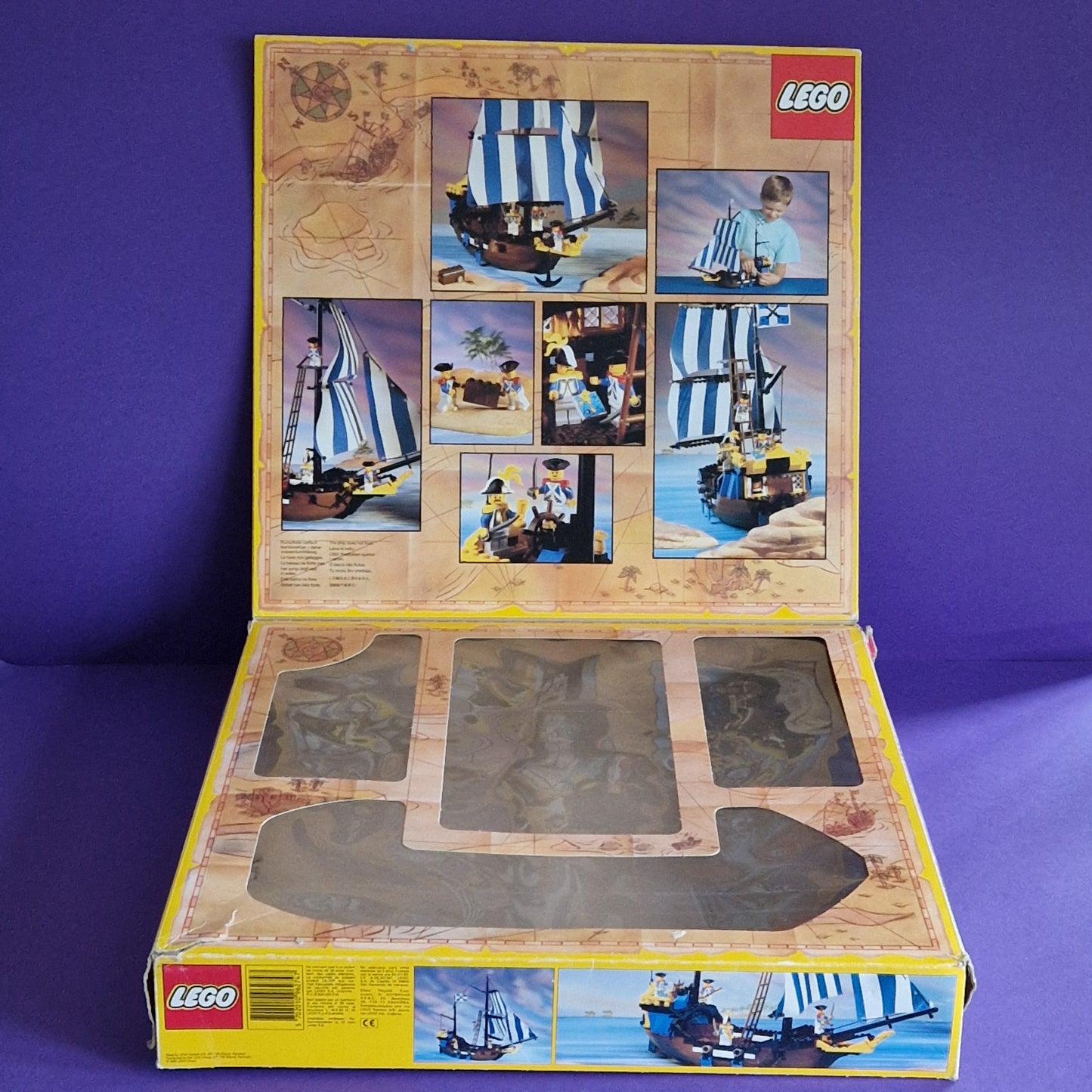 LEGO ☆ 6274 CARRIBBEAN CLIPPER Pirate Ship Mini Figure ☆ Vintage 80s Boxed
