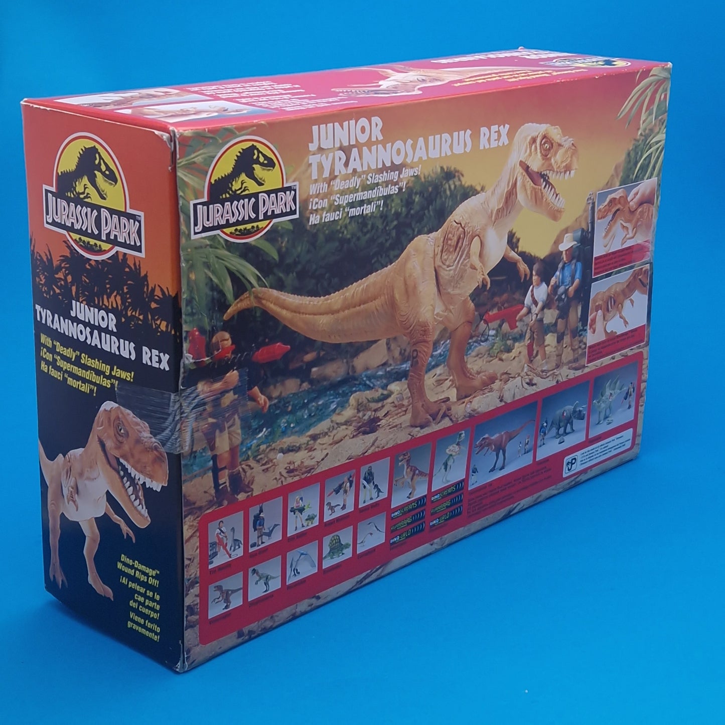 JURASSIC PARK ☆ JUNIOR (YOUNG) TYRANNOSAURUS REX Figure ☆ Sealed MISB World T-REX