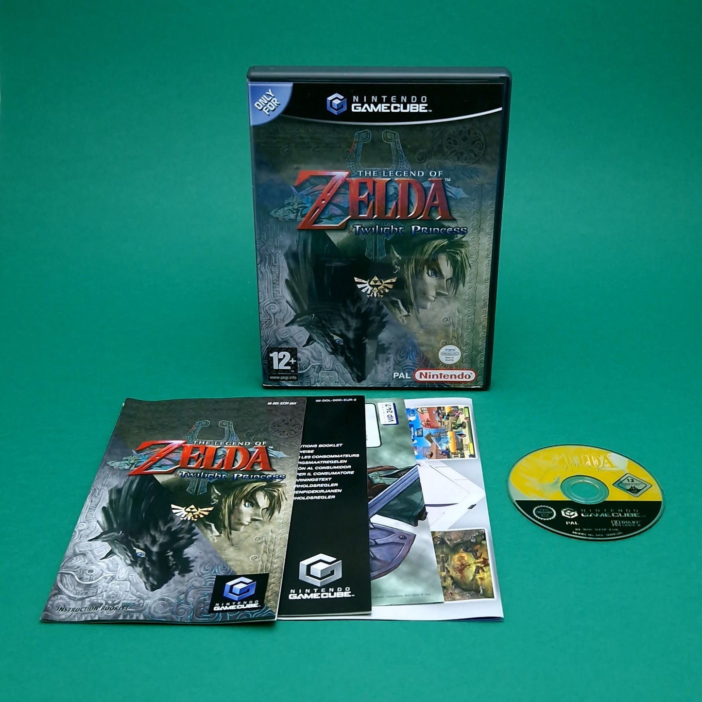 NINTENDO GAMECUBE ☆ THE LEGEND OF ZELDA TWILIGHT PRINCESS ☆ Retro Boxed & Manual