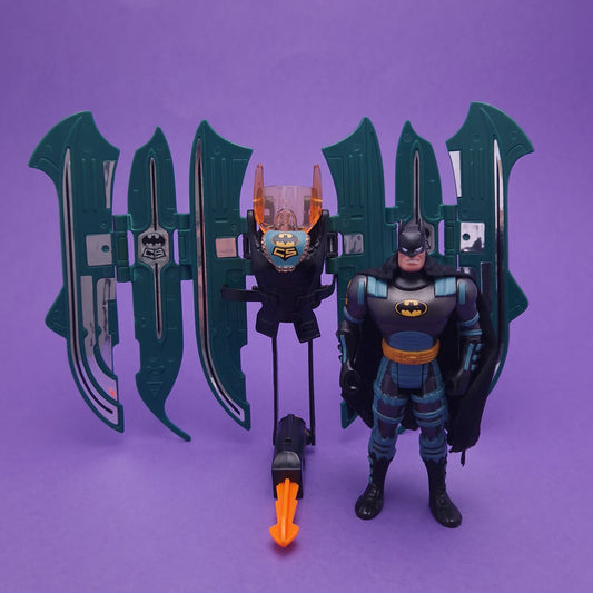 BATMAN & ROBIN ANIMATED SERIES ☆ Crime Squad Tri Wing Figure ☆ Vintage 90s Kenner